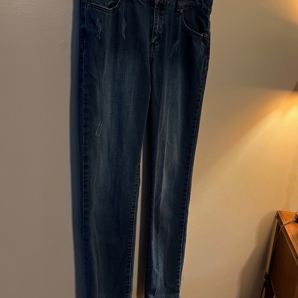 Michael Kors Women's Straight Leg Dark Wash Jeans - Size 6 - Picture 4 of 11